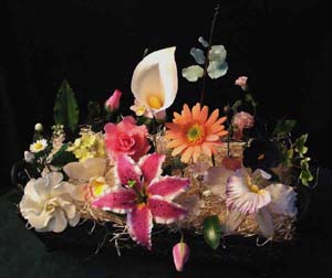 Gumpaste Floral Arrangement